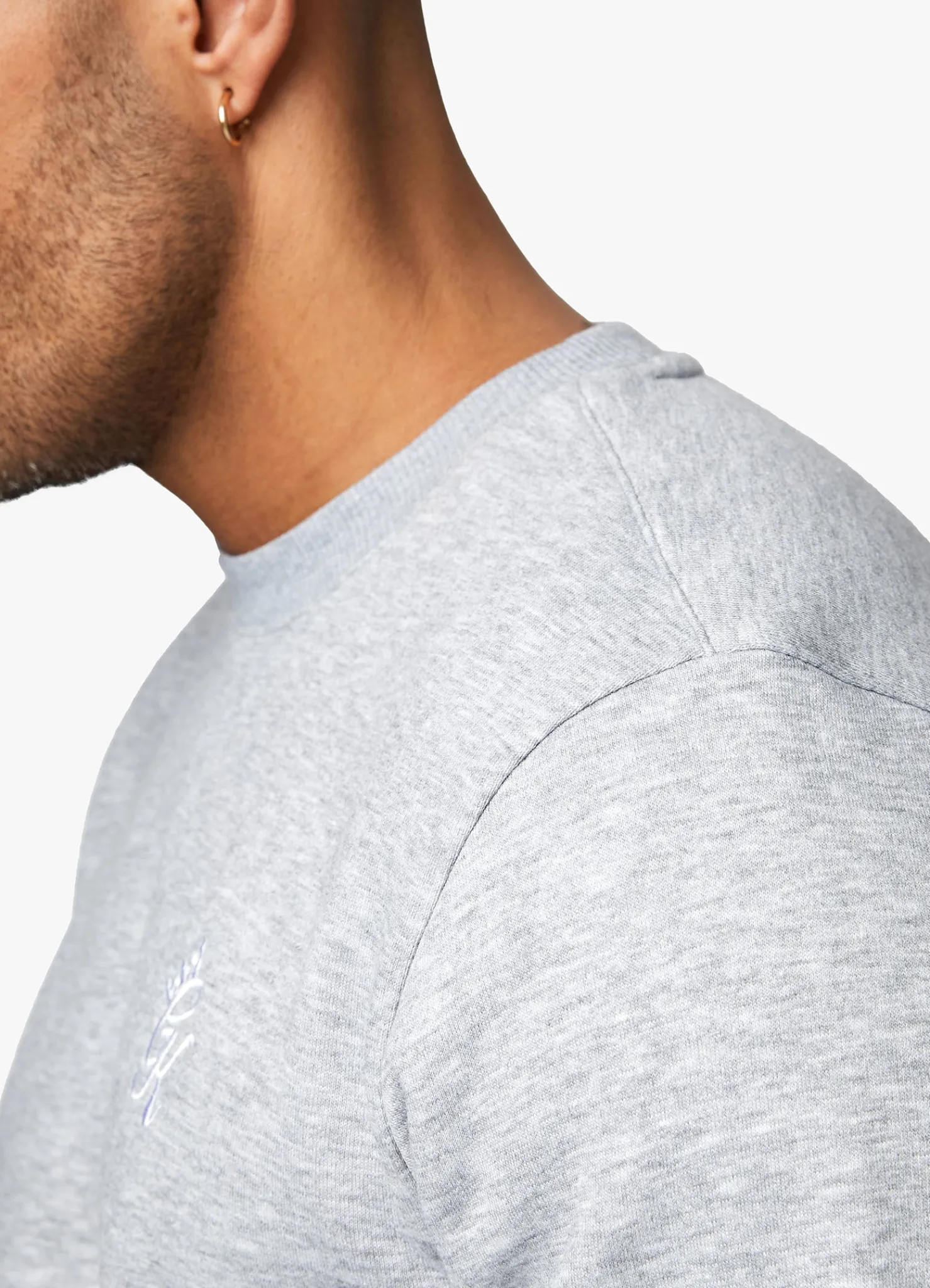 Twin Sets<Gym King Fundamental Fleece Sweatshirt Grey Marl