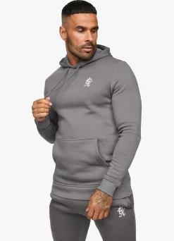 Sweatshirts & Hoodies<Gym King Fundamental Fleece Hood Dark Grey