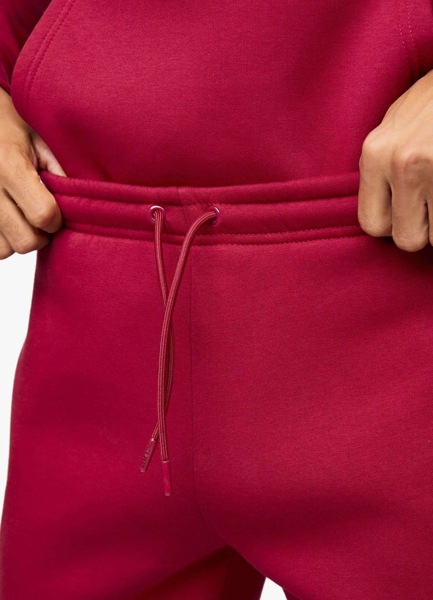 Tracksuit Bottoms<Gym King Fundamental Fleece Jogger Rhubarb Red