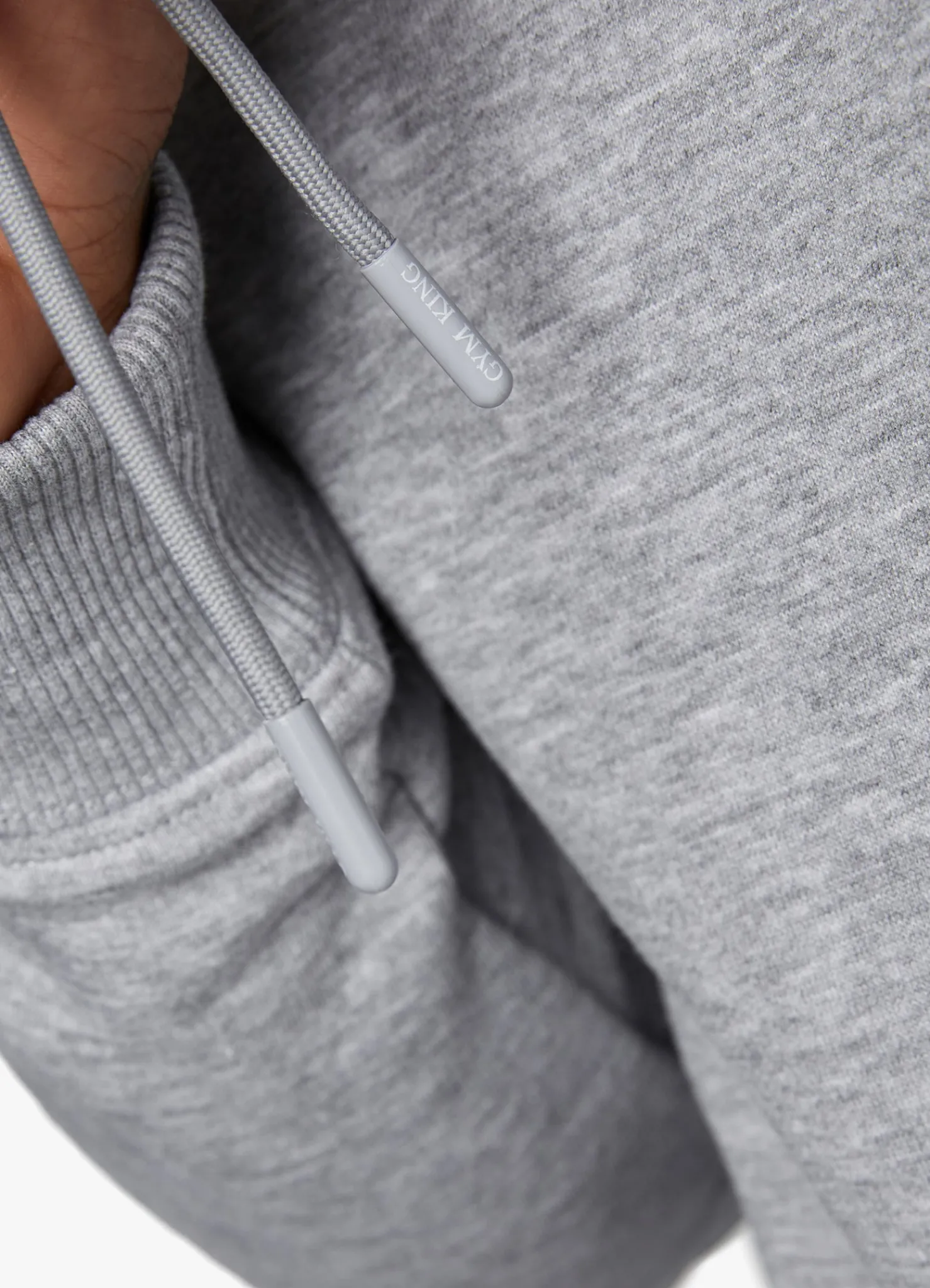 Sweatshirts & Hoodies<Gym King Fundamental Fleece Hood Grey Marl