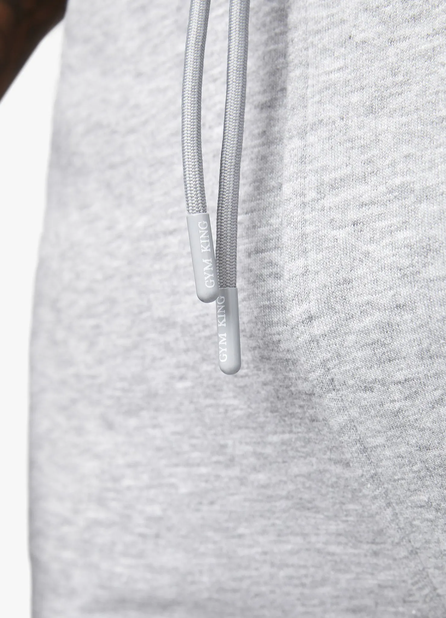 Twin Sets<Gym King Fundamental Fleece Short Grey Marl