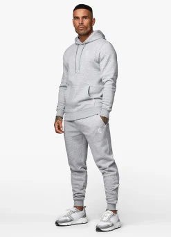 Sweatshirts & Hoodies<Gym King Fundamental Fleece Hood Grey Marl