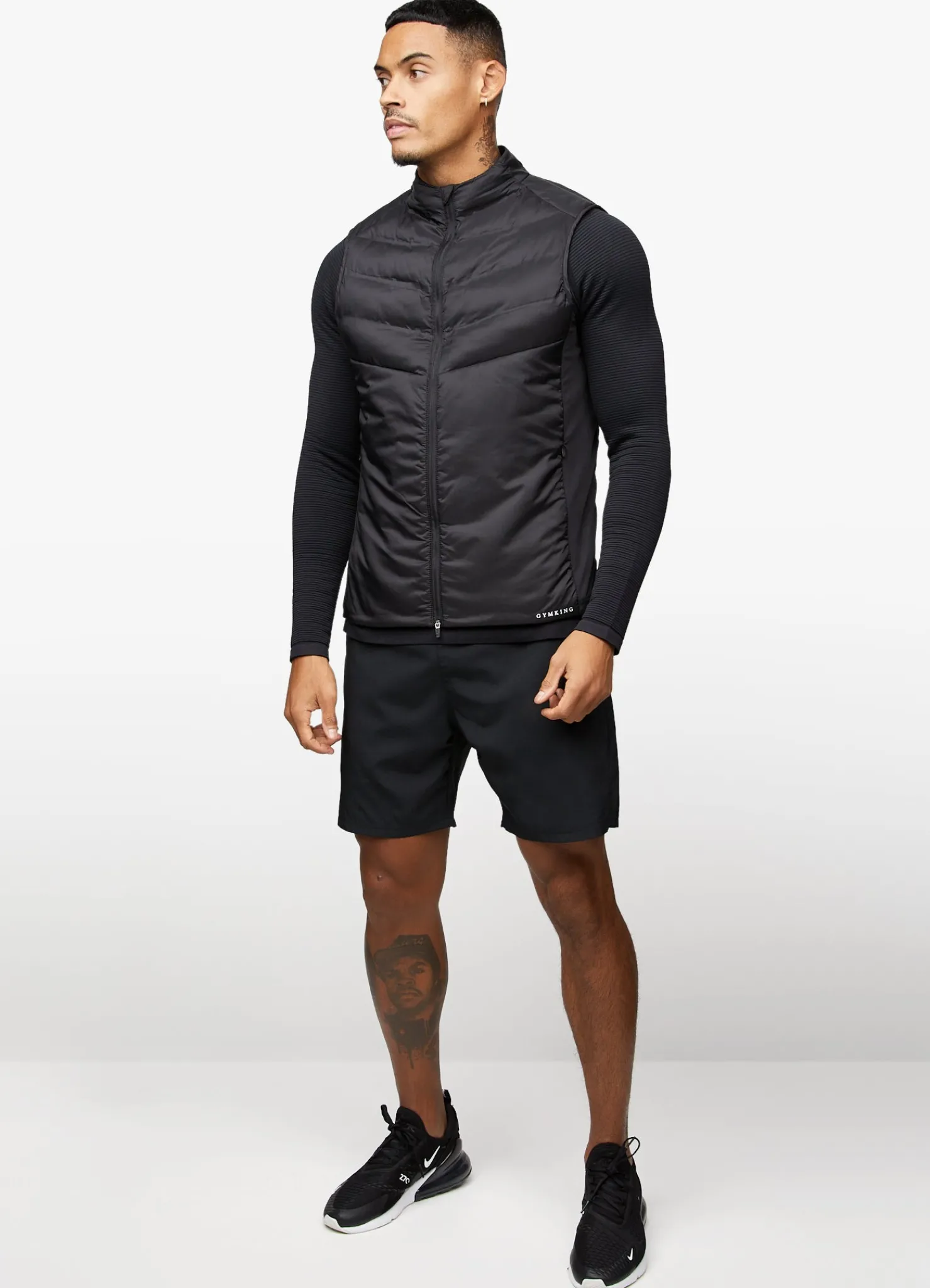 Gymwear<Gym King Fundamental Gilet Black