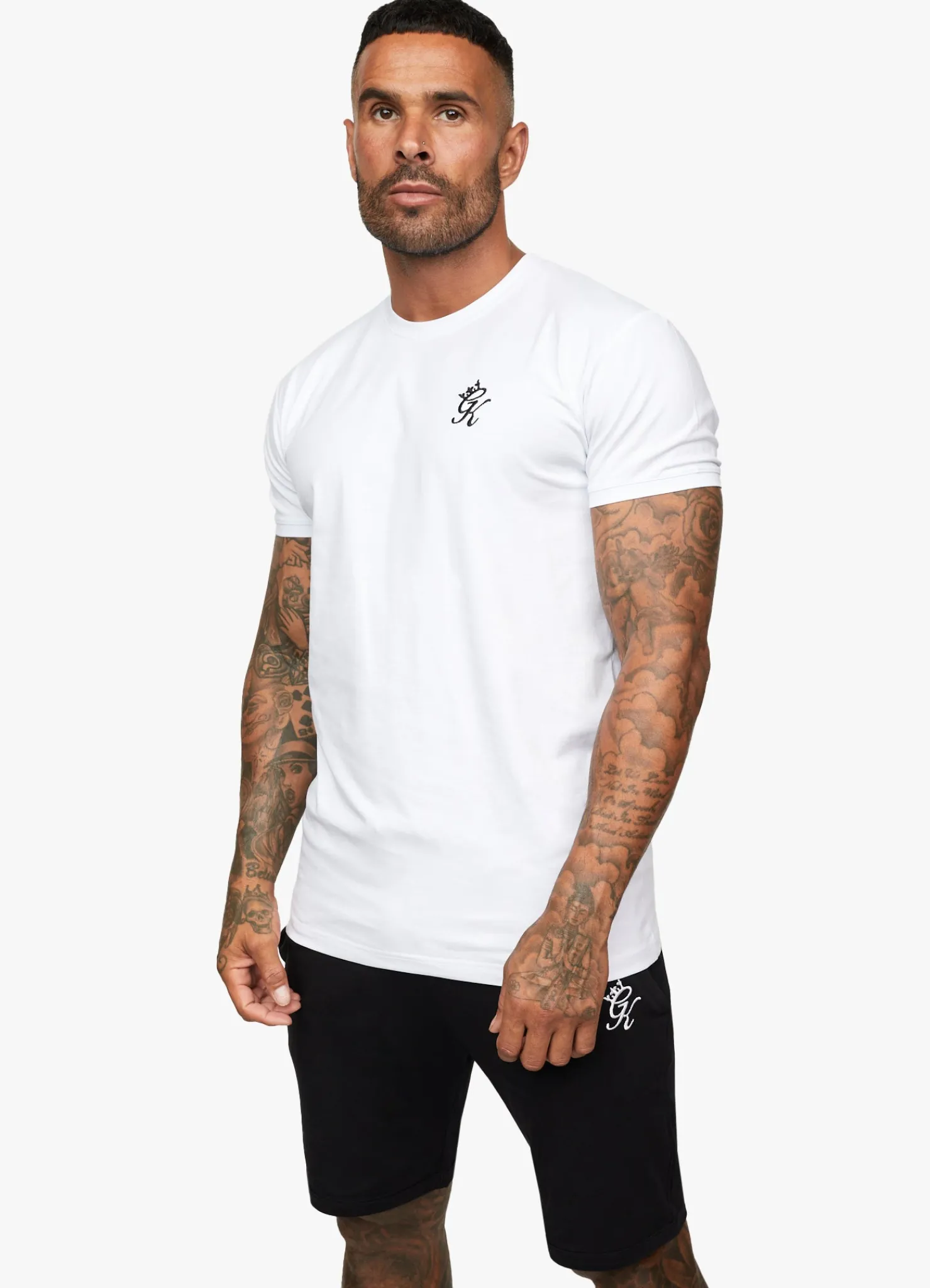 T-Shirts<Gym King Fundamental Jersey Tee White
