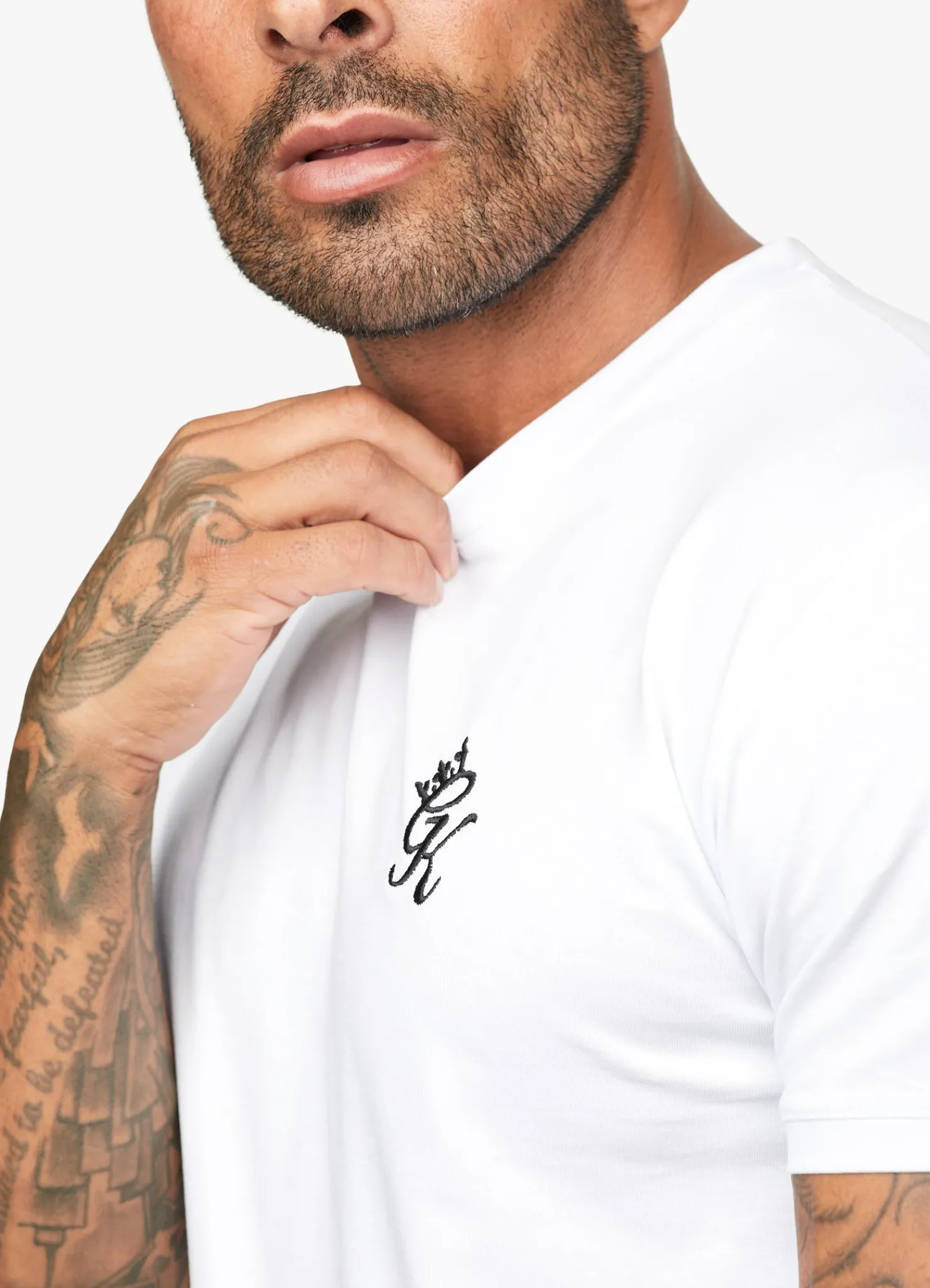 T-Shirts<Gym King Fundamental Jersey Tee White
