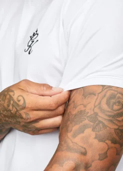 Twin Sets<Gym King Fundamental Jersey Tee White