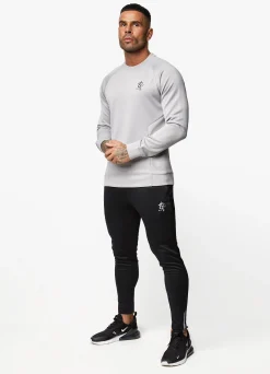 Sweatshirts & Hoodies<Gym King Fundamental Lightweight Poly Crew Shadow Grey