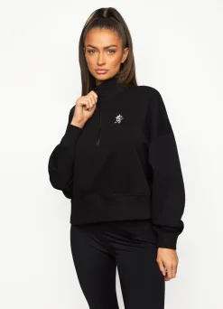 Sweatshirts<Gym King Fundamental Loopback Funnel Black