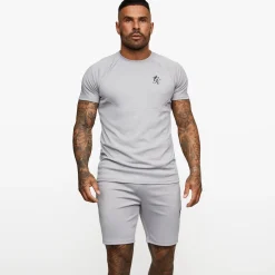 T-Shirts<Gym King Fundamental Poly Tee Shadow Grey