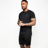 T-Shirts<Gym King Fundamental Poly Tee Black