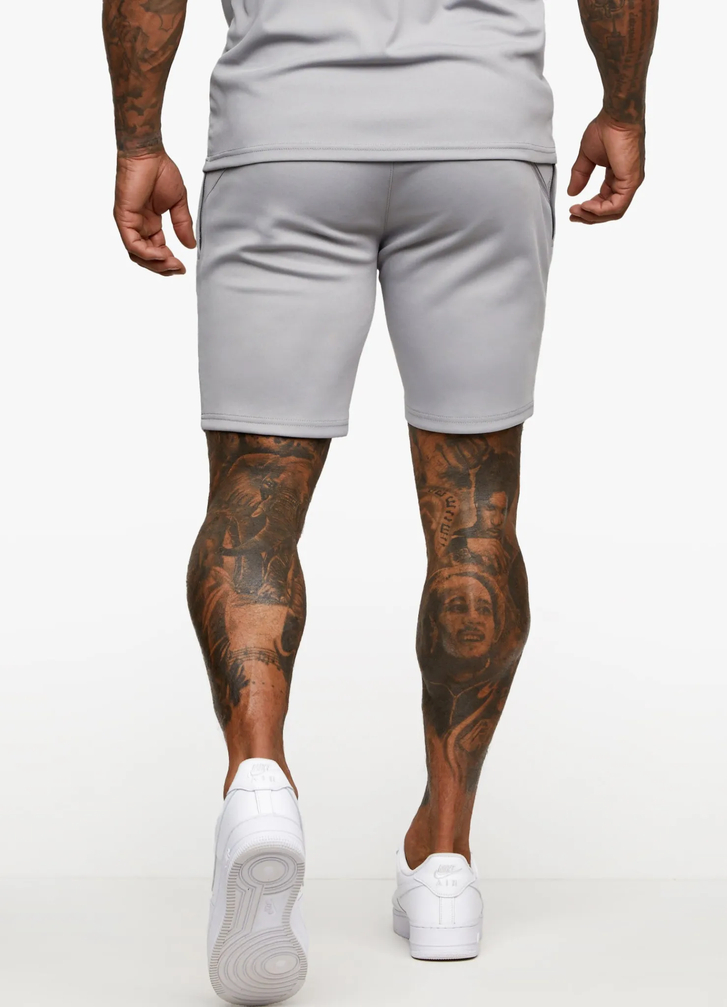 Twin Sets<Gym King Fundamental Poly Short Shadow Grey