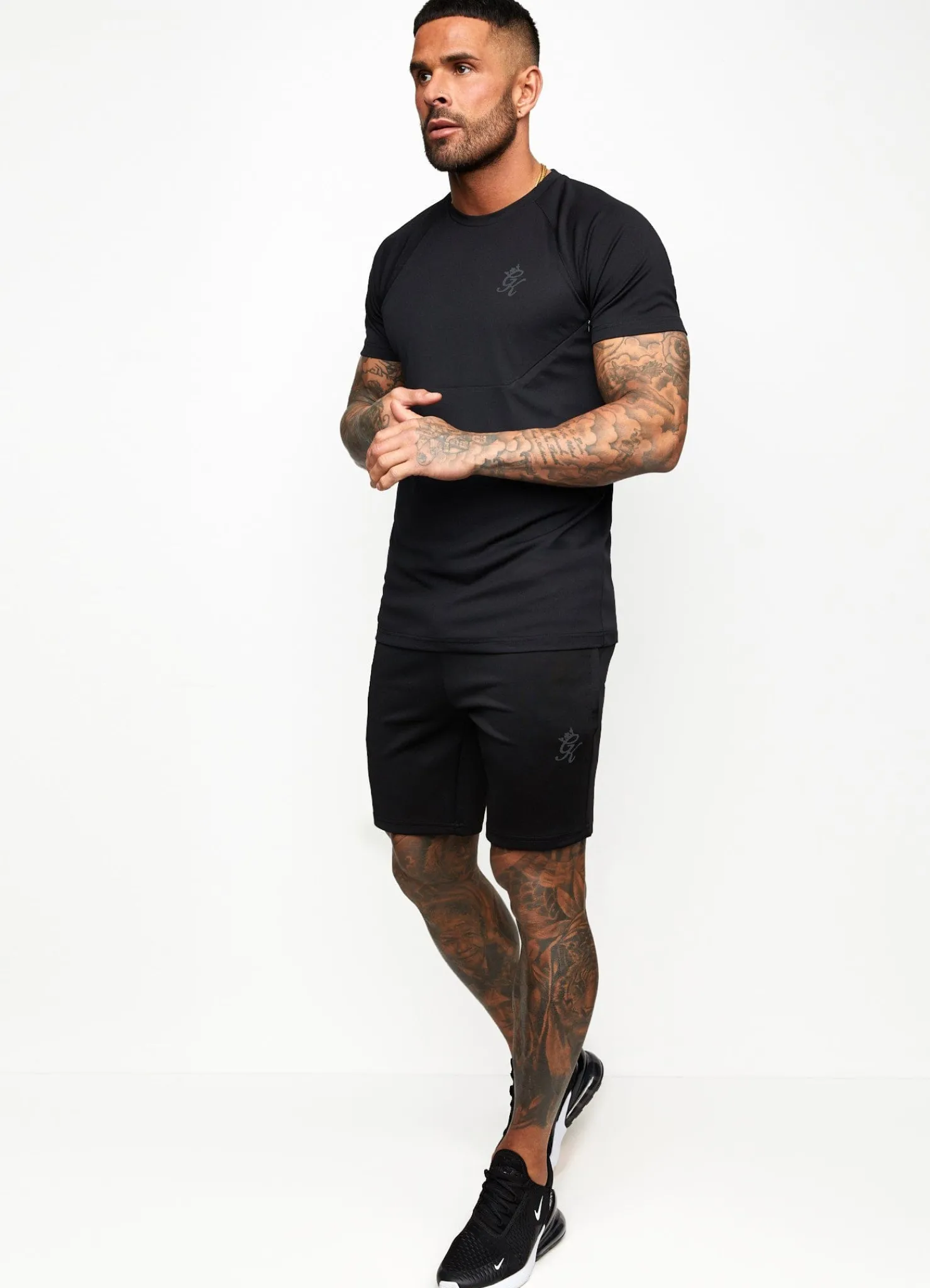 Twin Sets<Gym King Fundamental Poly Tee Black