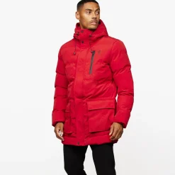 Outerwear<Gym King Ice Tech Puffer Red