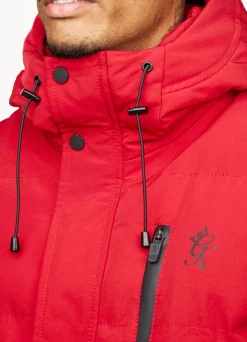 Outerwear<Gym King Ice Tech Puffer Red