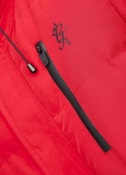 Outerwear<Gym King Ice Tech Puffer Red