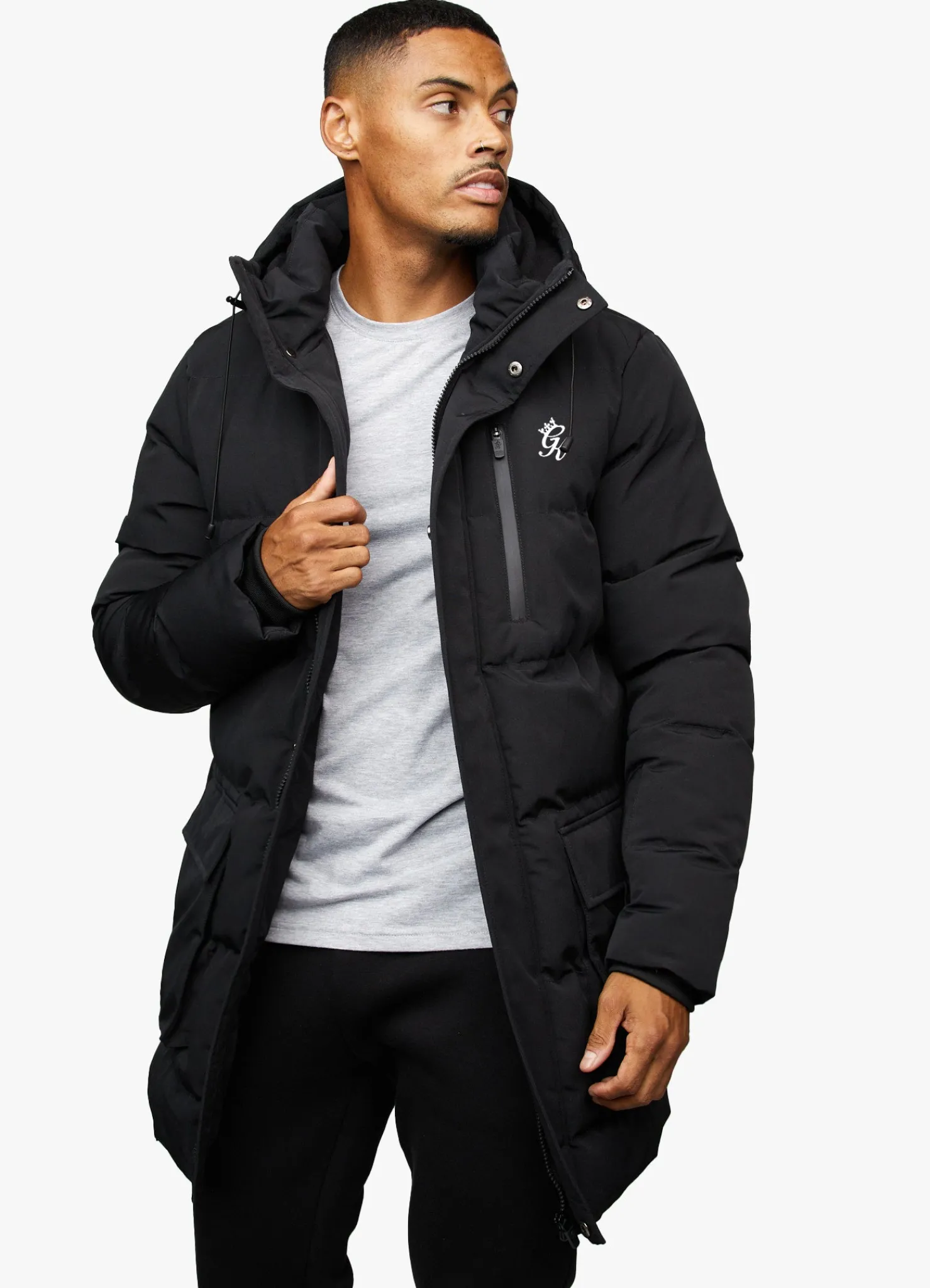Outerwear<Gym King Ice Tech Puffer Black