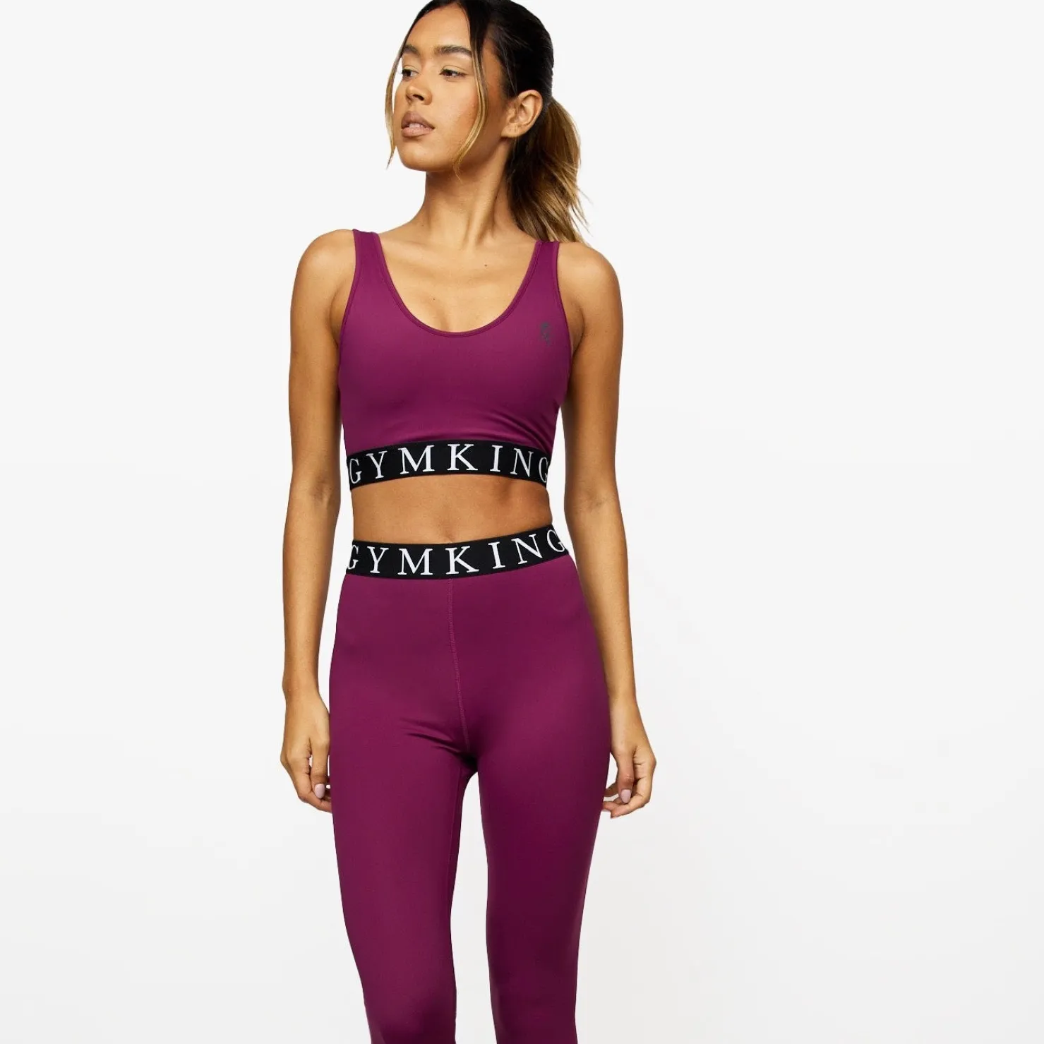 Gymwear<Gym King Impact Sports Bra Plum