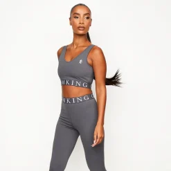 Gymwear<Gym King Impact Sports Bra Dark Grey