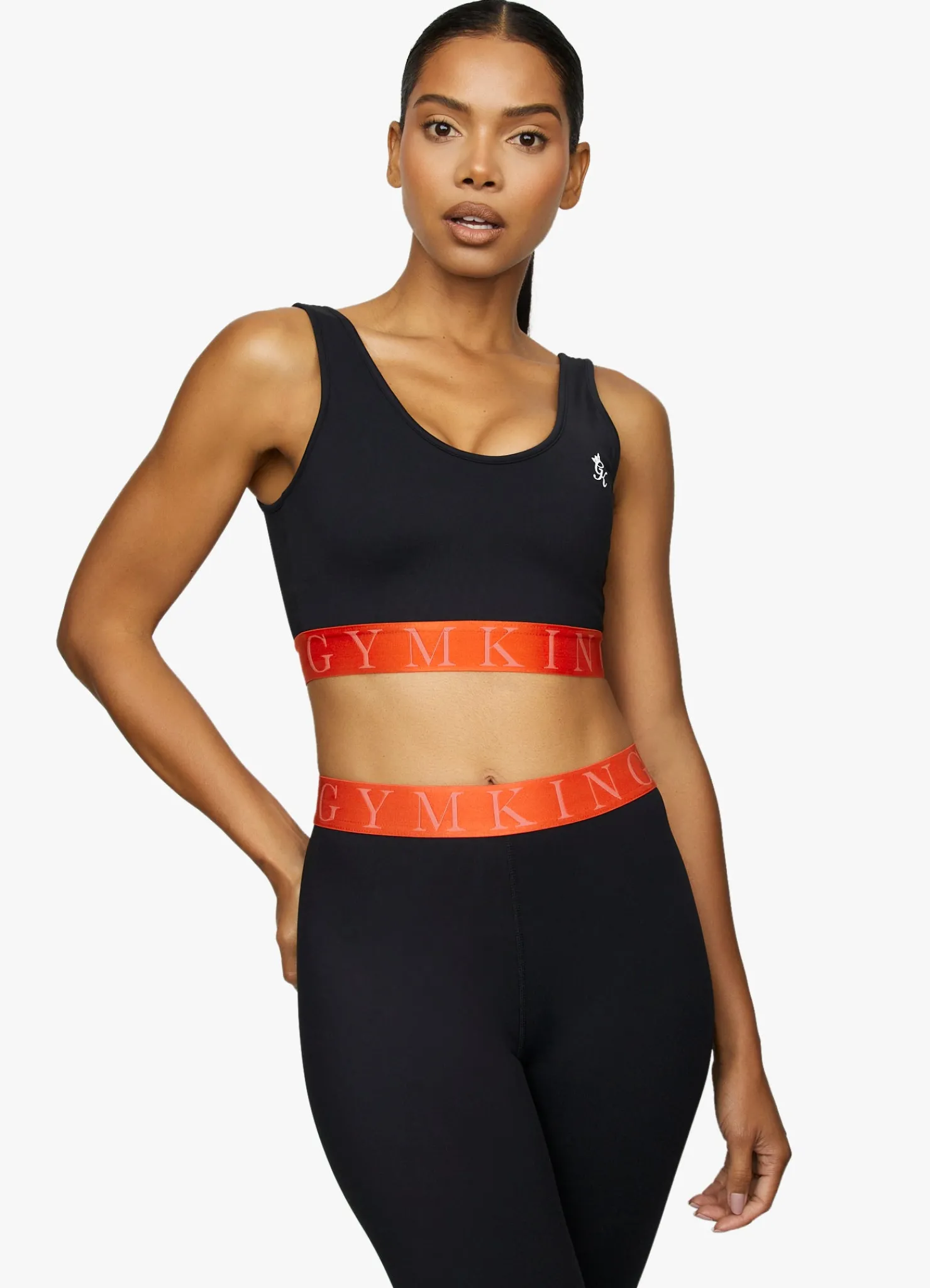Gymwear<Gym King Impact Sports Bra Black/Chilli Red