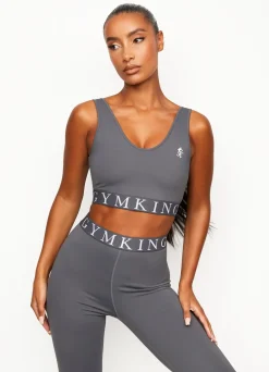 Sports Bras<Gym King Impact Sports Bra Dark Grey