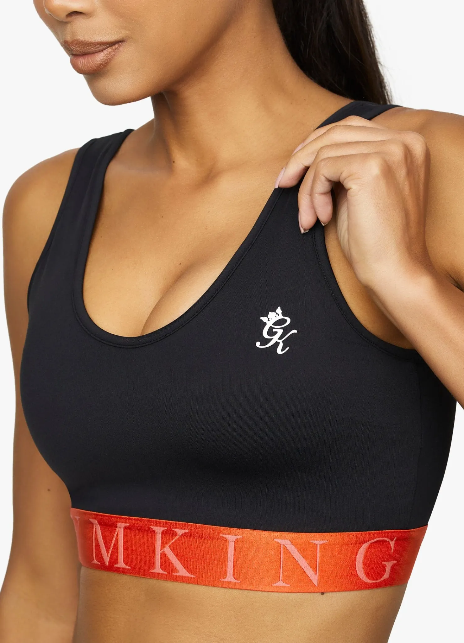 Sports Bras<Gym King Impact Sports Bra Black/Chilli Red