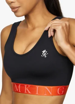 Gymwear<Gym King Impact Sports Bra Black/Chilli Red