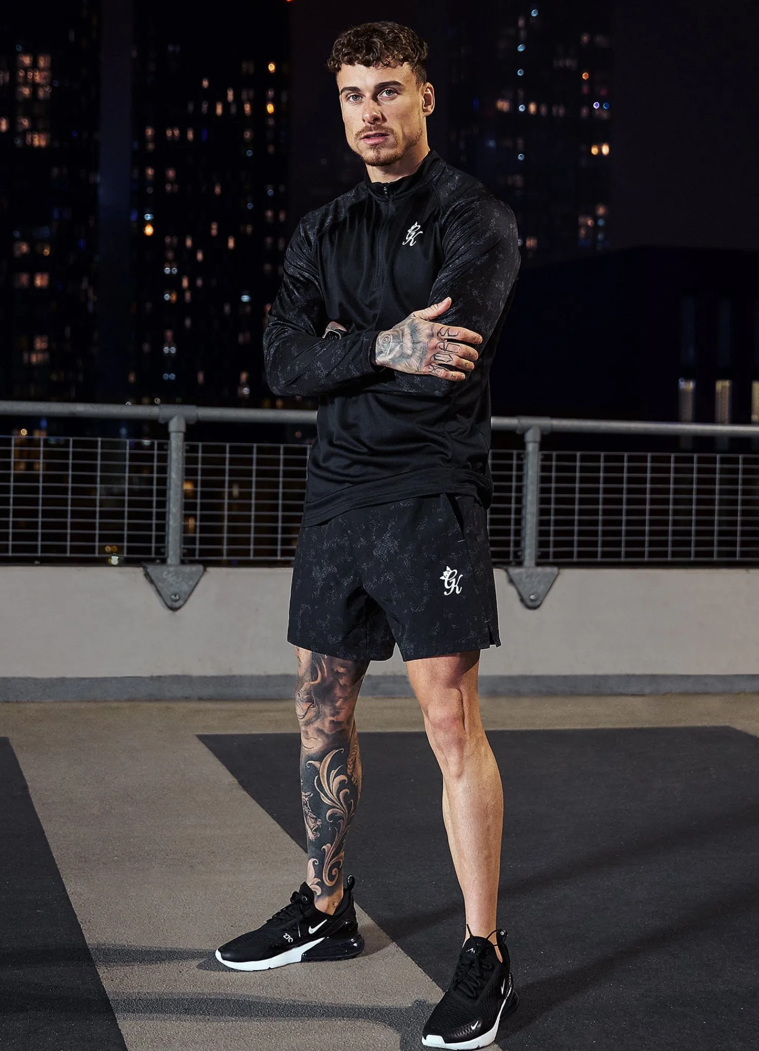 Shorts<Gym King Inception Short Black