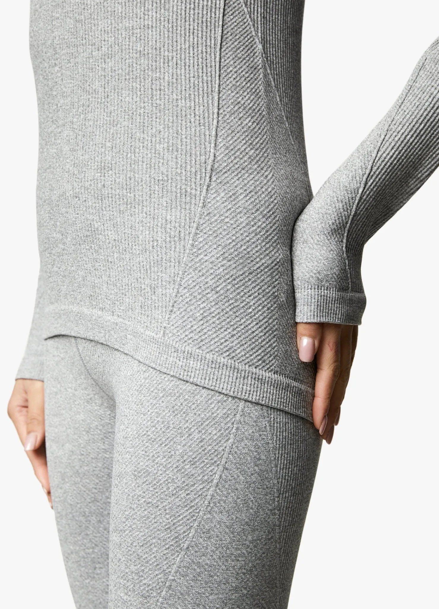 Gymwear<Gym King Intention Funnel Grey Marl/Cosmic Pink