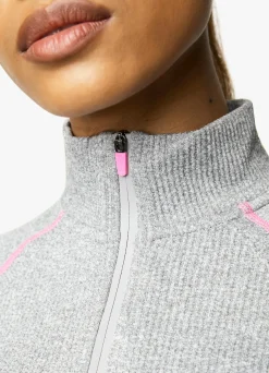 Gymwear<Gym King Intention Funnel Grey Marl/Cosmic Pink