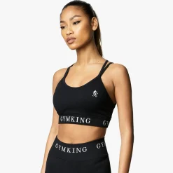 Sports Bras<Gym King Intention Multi Rib Sports Bra Black