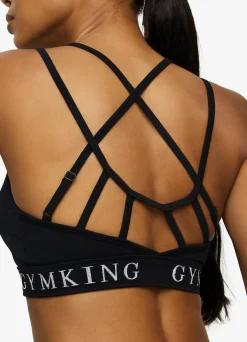 Sports Bras<Gym King Intention Multi Rib Sports Bra Black