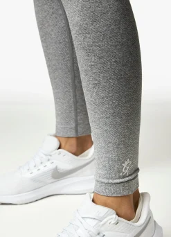 Gymwear<Gym King Intention Multi-Rib Legging Grey Marl/Cosmic Pink