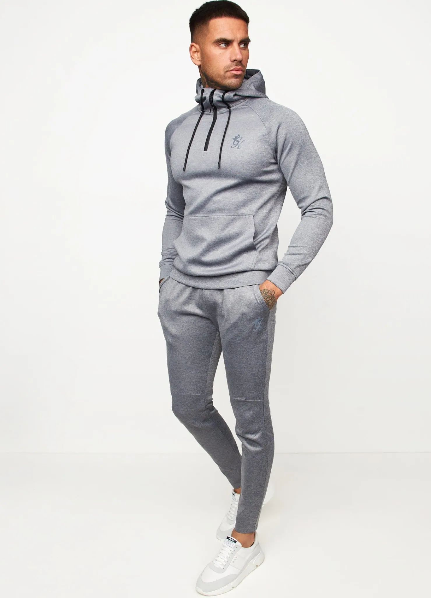 Tracksuit Bottoms<Gym King Interval Tracksuit Bottoms Mid Grey Marl