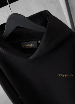 Sweatshirts & Hoodies<Gym King Limited Edition Established Hood Black/Gold