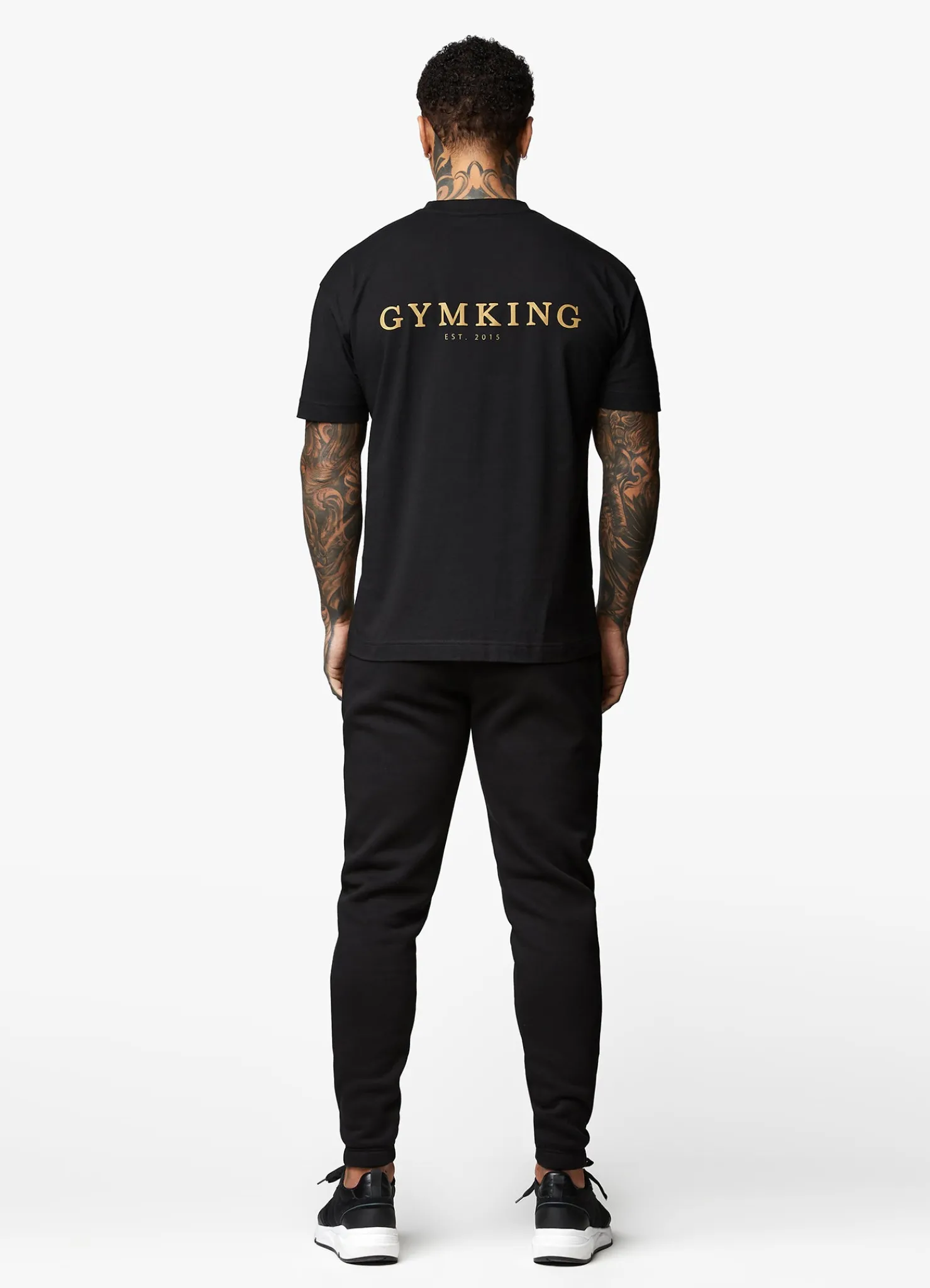 T-Shirts<Gym King Limited Edition Established Tee Black/Gold