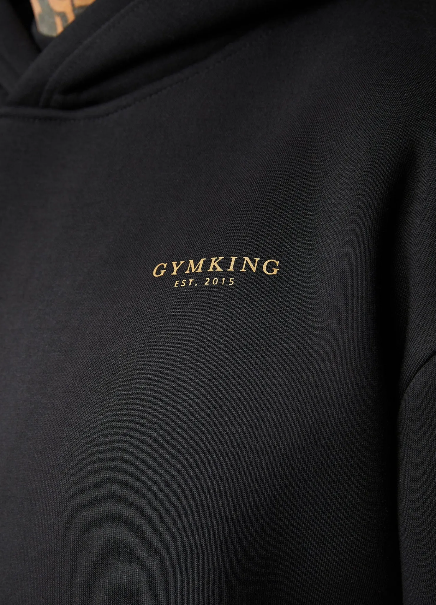 Sweatshirts & Hoodies<Gym King Limited Edition Established Hood Black/Gold