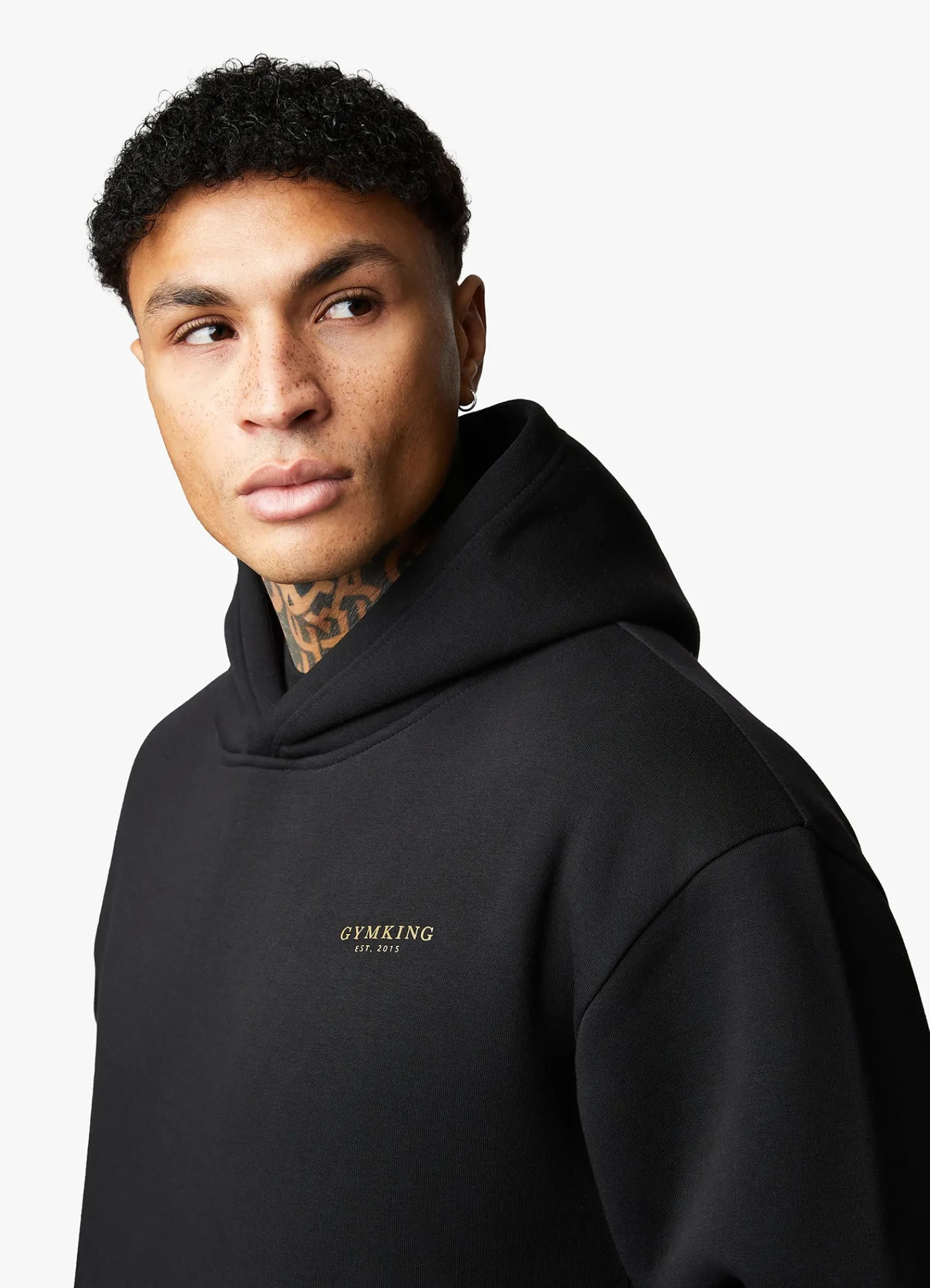 Sweatshirts & Hoodies<Gym King Limited Edition Established Hood Black/Gold