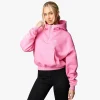Hoodies<Gym King Linear 1/4 Zip Hood Cosmic Pink