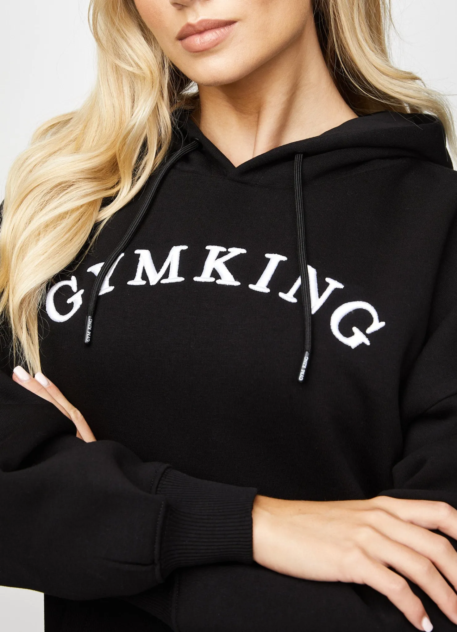 Tracksuits<Gym King Linear Arch Hood & Jogger Black