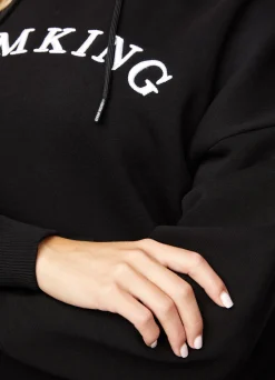 Tracksuits<Gym King Linear Arch Hood & Jogger Black