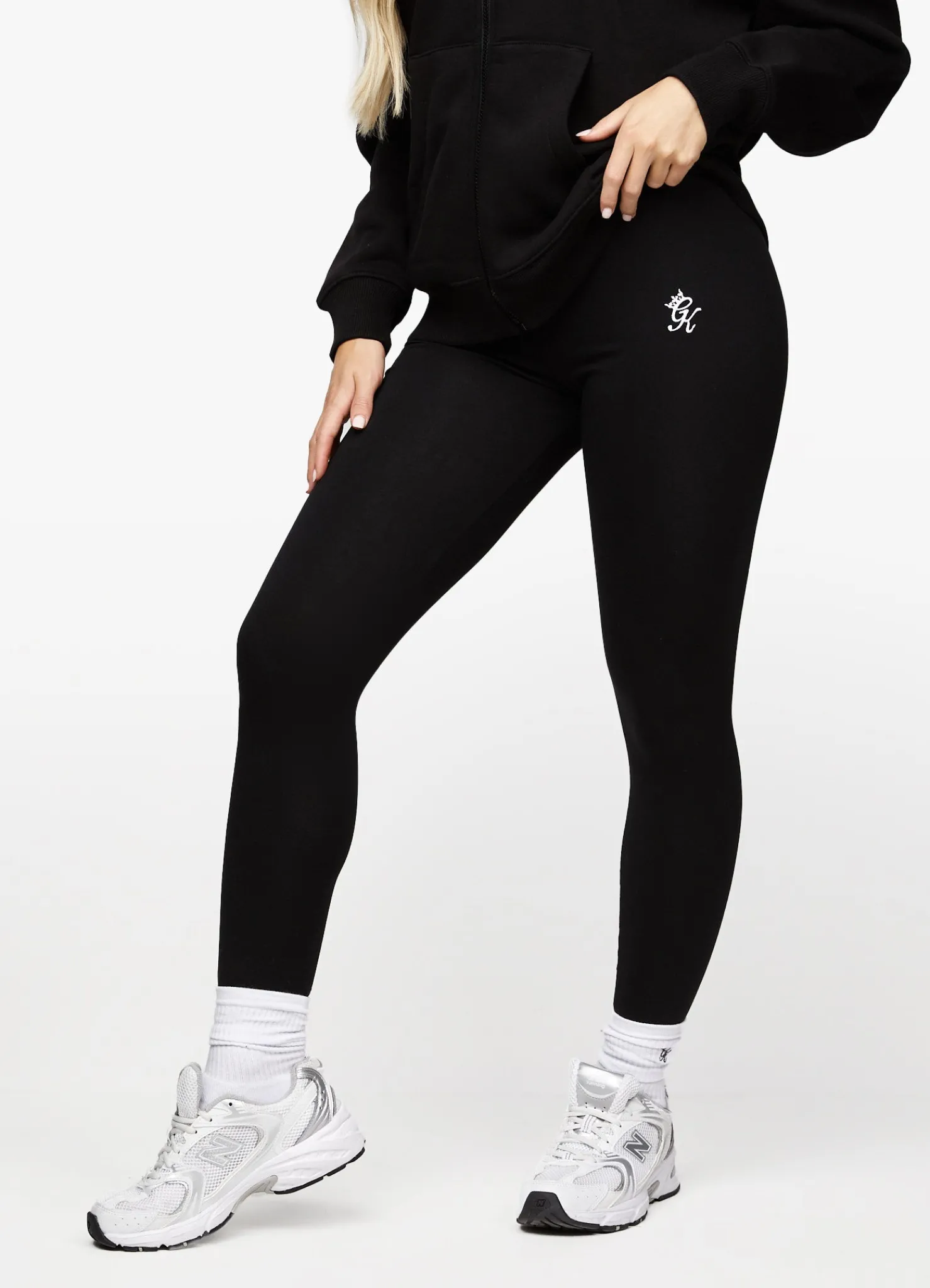Leggings<Gym King Linear Arch Jersey Legging Black