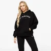 Co-Ords<Gym King Linear Arch Oversized Hood Black