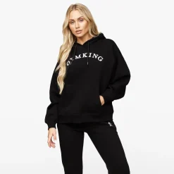 Co-Ords<Gym King Linear Arch Oversized Hood Black