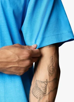 T-Shirts<Gym King Linear Arch Tee Malibu Blue