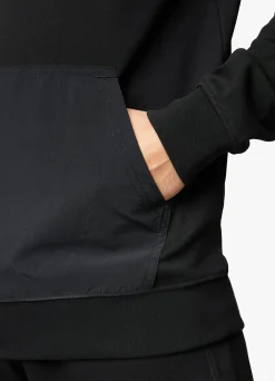 Tracksuits<Gym King Linear Print Hood Tracksuit Black