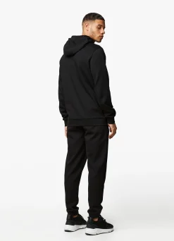 Tracksuits<Gym King Linear Print Hood Tracksuit Black