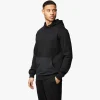 Sweatshirts & Hoodies<Gym King Linear Print Interlock Hood Black