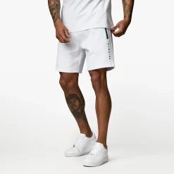 Twin Sets<Gym King Linear Print Interlock Short White