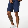 Twin Sets<Gym King Linear Print Interlock Short Moonlight Blue