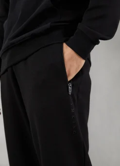 Tracksuit Bottoms<Gym King Linear Print Interlock Jogger Black